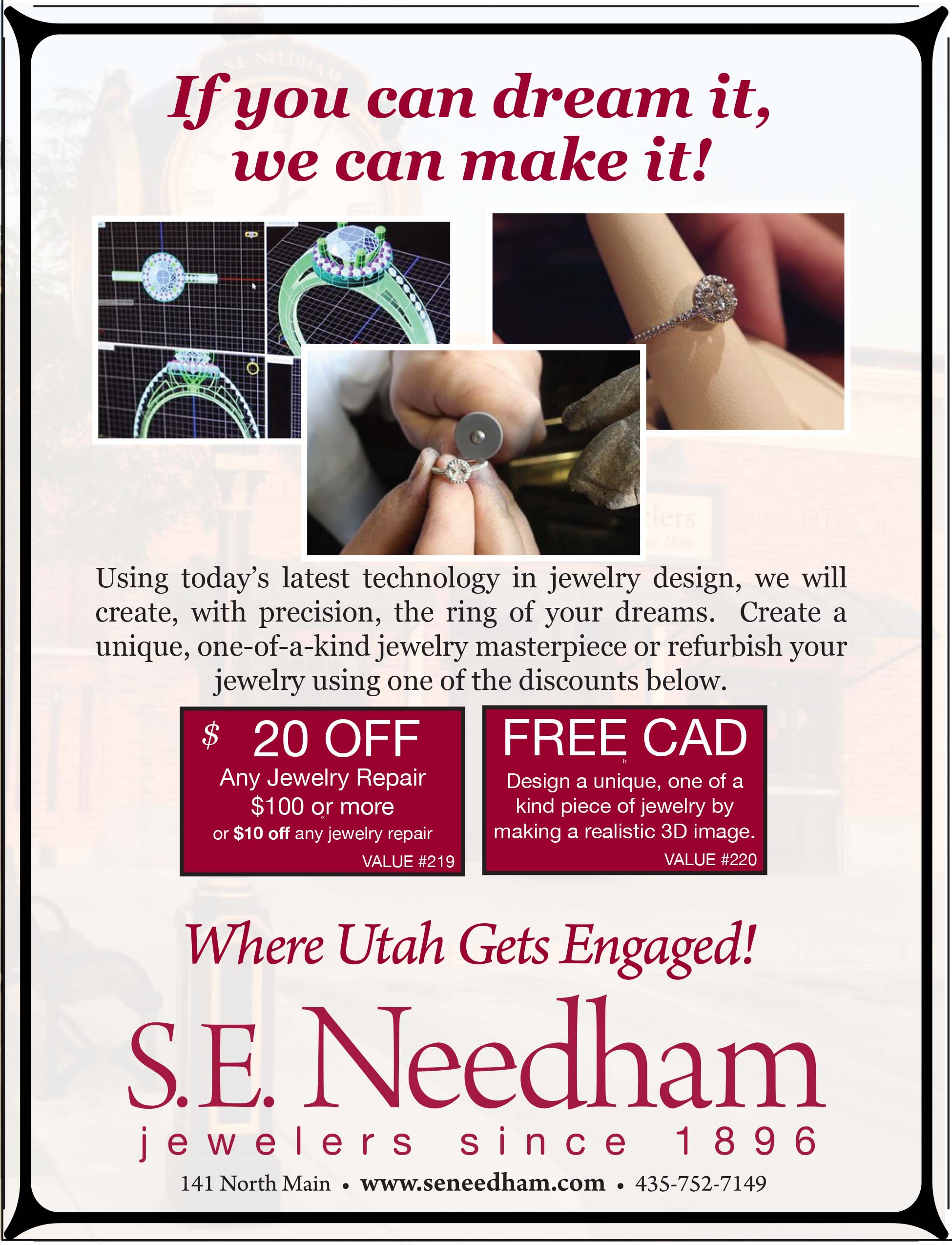 SE Needham Jewelry Engagement Ring Logan Utah