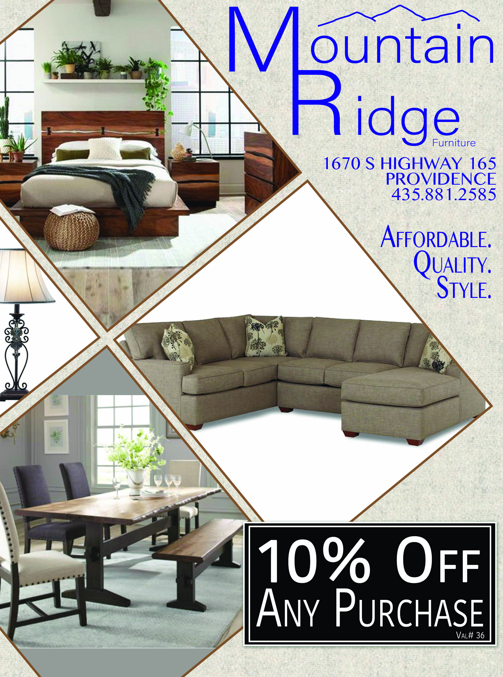 Mountain Ridge Furniture Cache Valley Savings Guide